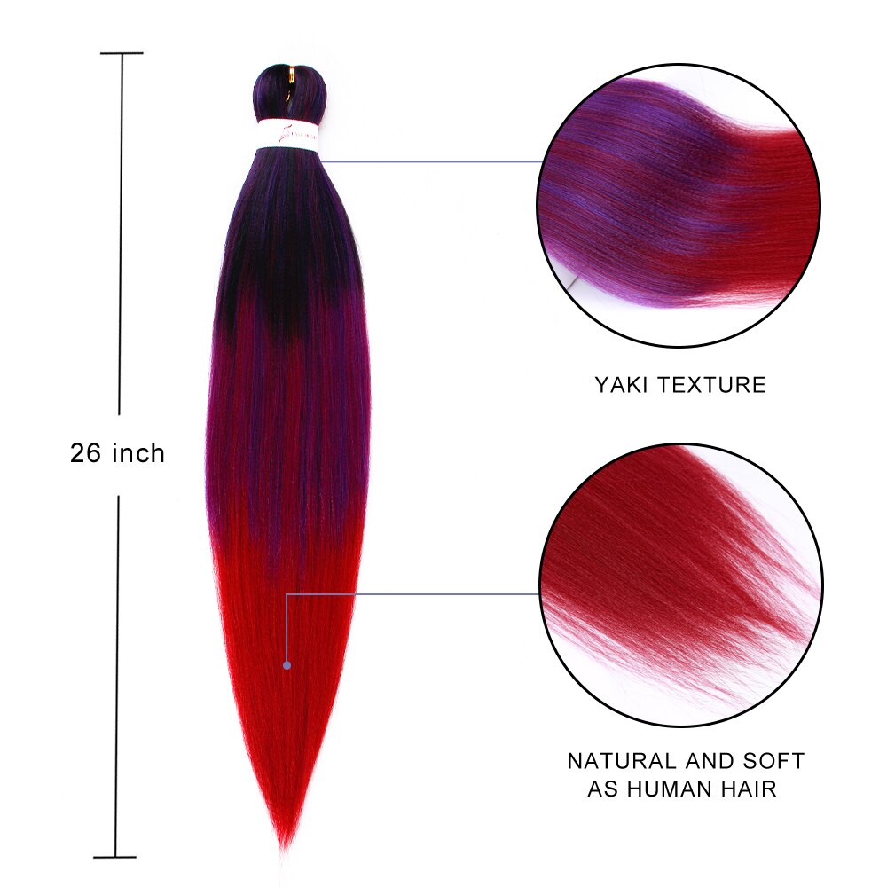 Forstrakt fletning hår fletning kløe fri syntetisk fiber corchet fletninger yaki tekstur hår extensions