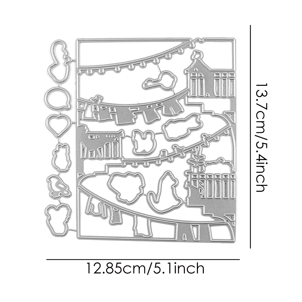 Een Warme Welkomststempel En Cutting Dies Wegwijzer Duidelijke Stempels Voor Diy Scrapbooking Decoratie Papier Ambachtelijke Albumkaarten Maken
