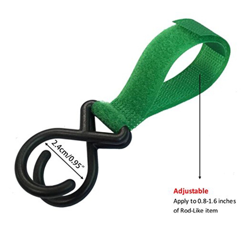 6 teile/satz Kinderwagen Haken Rollstuhl Kinderwagen Pram Wagen Tasche Aufhänger Haken Baby Kinderwagen Einkaufstasche Clip Kinderwagen Zubehör