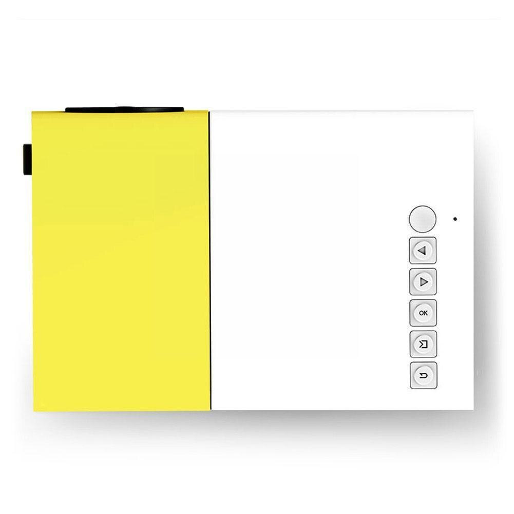 Home Mini Projector Yg300 Led Projector Portable Supports Media Audio Home Player Usb Video 1080p U9j0