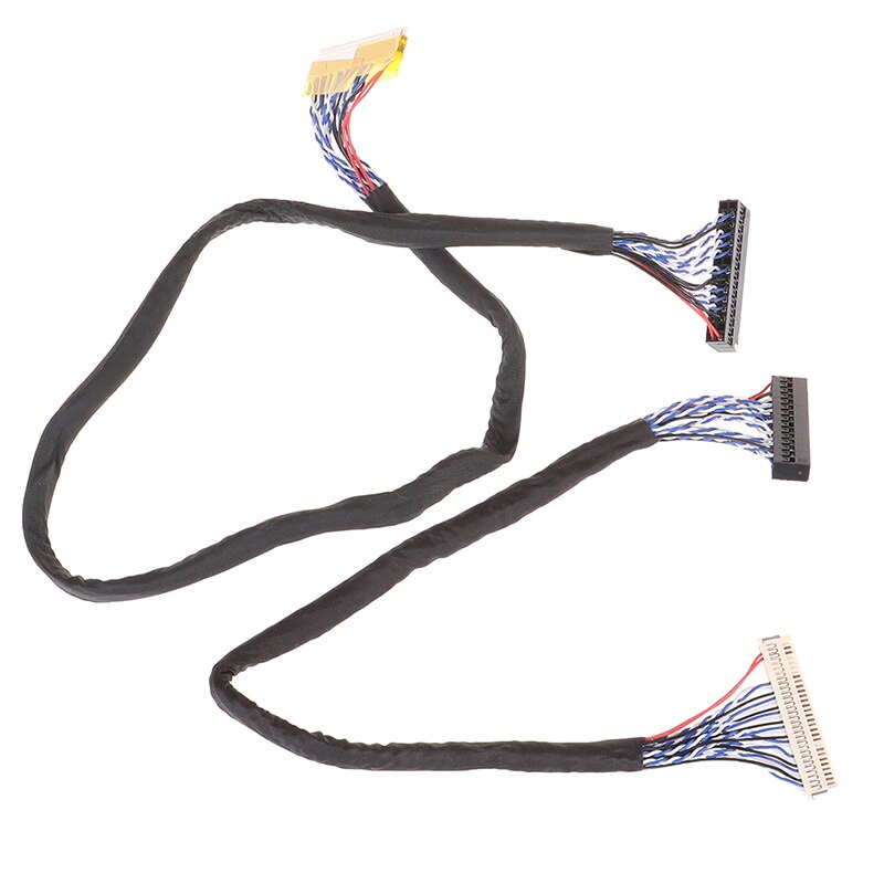 LVDS Cable FIX-30P-S6 30pin Double 2 Ch 6-bit Dual 6bit LCD Panel Screen Cable Line