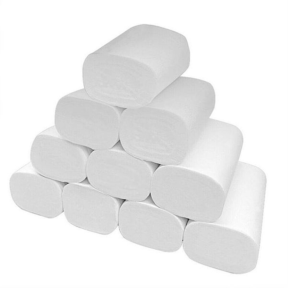 Kitchen Toilet Paper Roll Bathroom Home Kitchen Toilet Paper White Cleaner Roll Tissue Towels Tissue 4 Ply