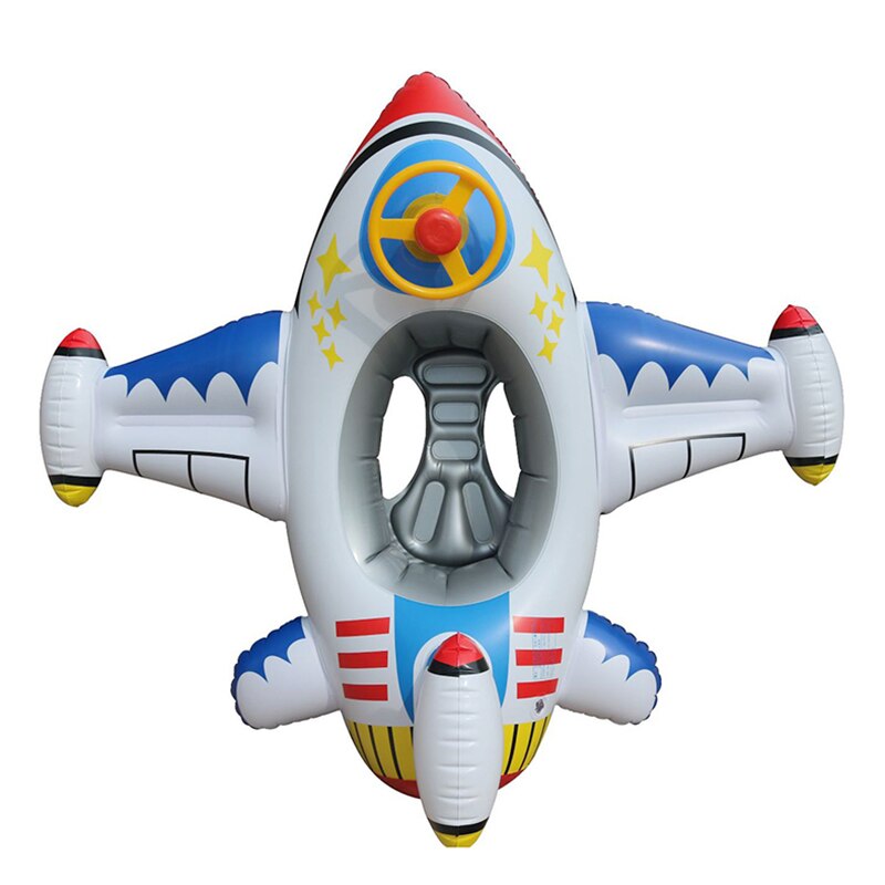 Anneau de natation en avion , siège gonflable pour enfants, anneau de natation pour l'été, fête aquatique amusante en plein air DRSA88