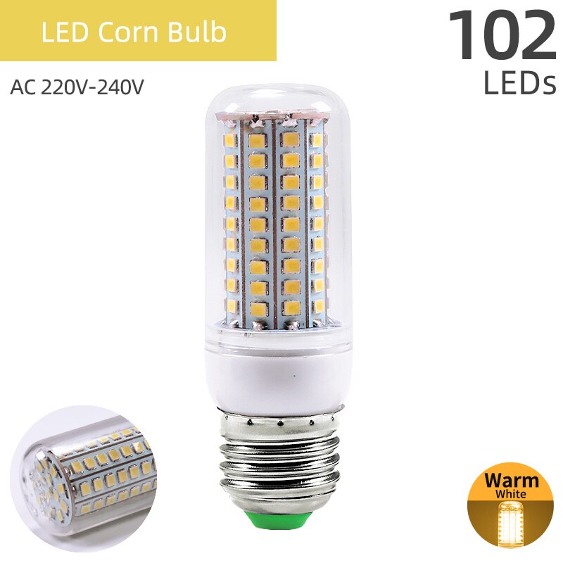 =(K)= Lamp UVC UV Germicidal Bulb E27 LED Corn Lights Sterilizer Lamp Ozone Light Bulb Indoor Disinfect Light E27 Ultraviolet: Corn Bulb Warm White