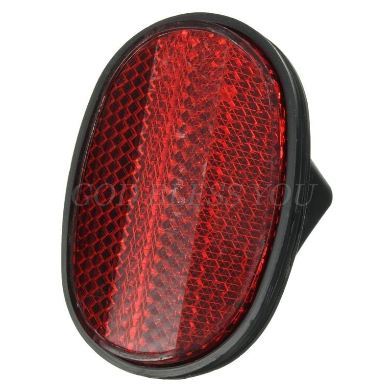 Rode Fiets Achter Veiligheid Warnning Reflector Staart Spatbord Fietsen Waarschuwingslampje Fietslicht