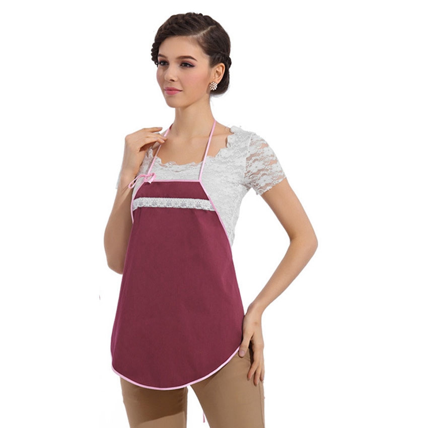 Four seasons radiation suit maternity dress summer pregnancy apron radiation protection wearable silver fiber sling: zi hong