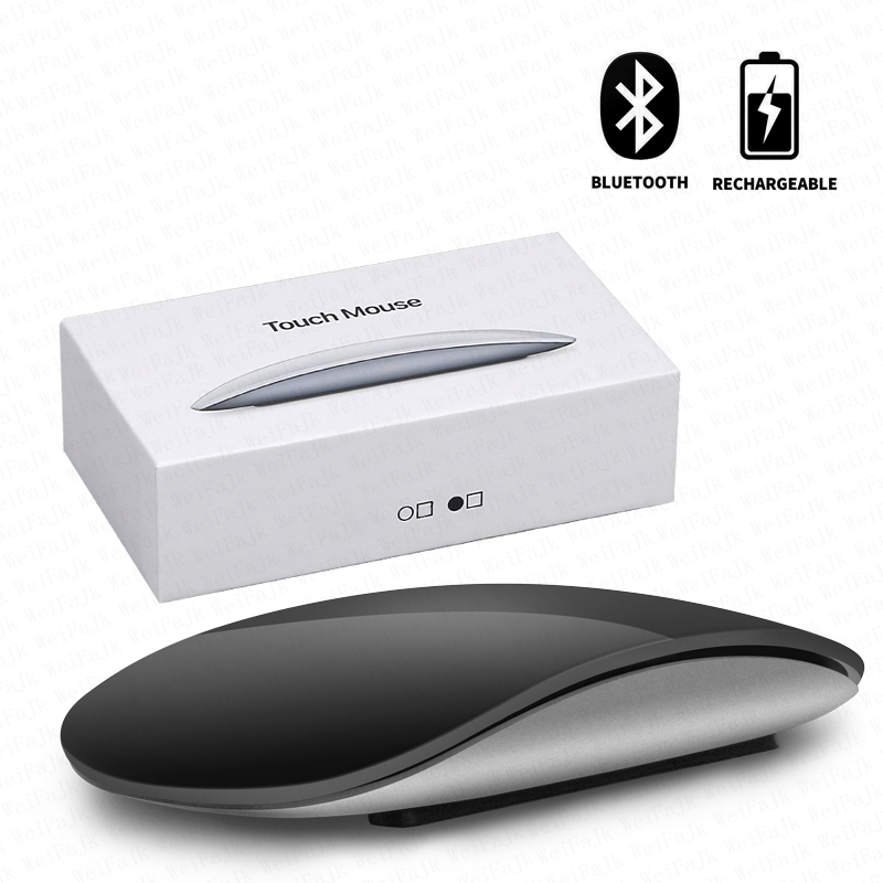 APPLE Originele Draadloze Bluetooth 5.0 Aanraking Magische Muis Voor Macbook Pro Air Mini Laptop Tablet PC iPad Gaming Ergonomico Muis: Black
