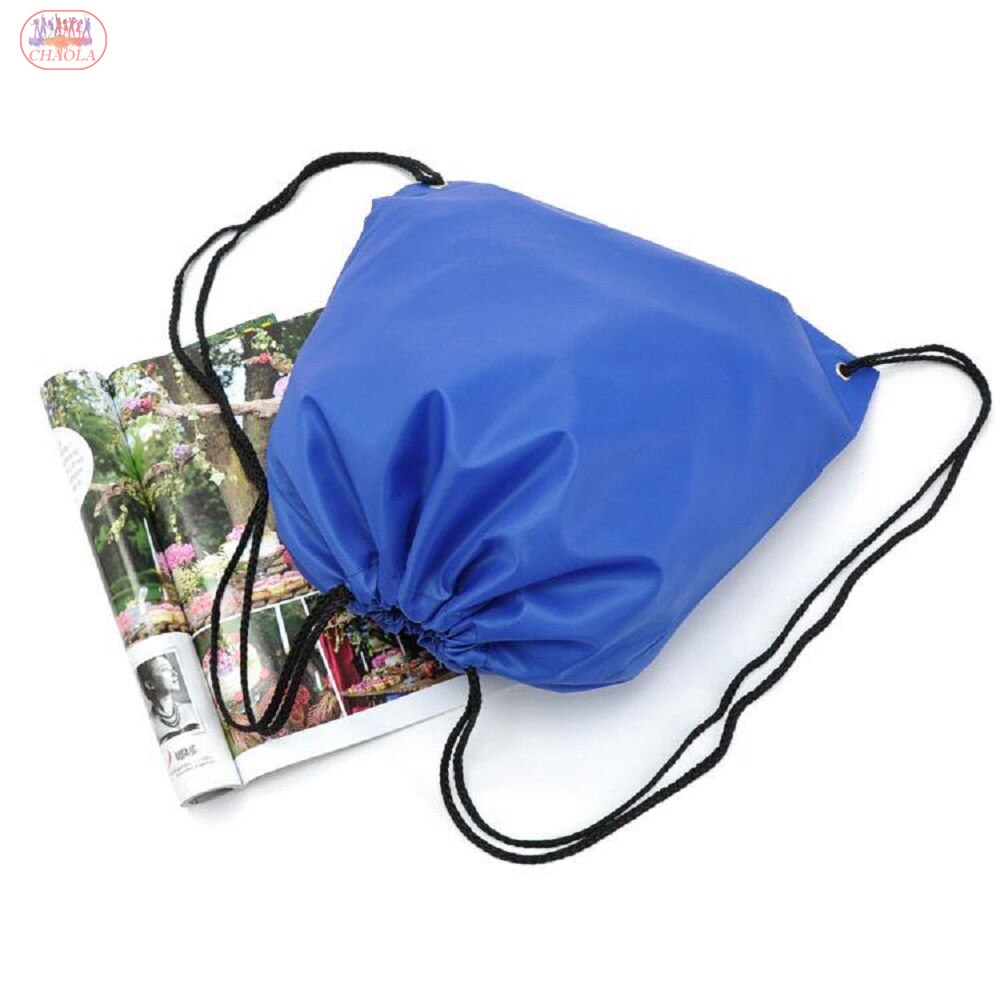 Popular Polyester Kids Drawstring Backpacks Travel Storage Shoulders Bag Beach Outdoor Sport Gym Bag Clothes Dance Shoe Bag