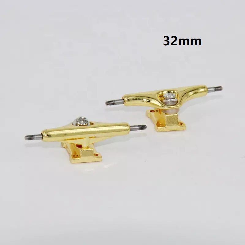 Fingerboard Truck 32mm 34mm Single Axle for Finger Skate Board Mini Skateboard Toys: Brown