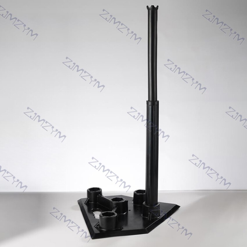 Portable Baseball Batting Tee Outdoor Training Baseball Softball Practice Stand Baseball Practice Equipment Adjustable Height: 5Holes Large Adult