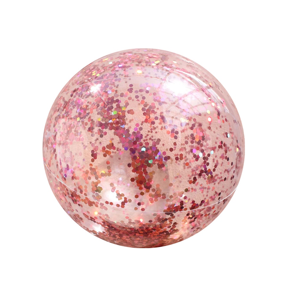 Water Play Inflatable Party Favors Pool Toys Portable PVC Summer Fun Photo Props Glitter Confetti Beach Ball Outdoor Sports