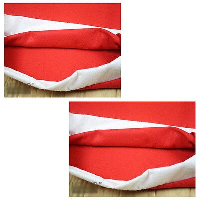 Kerst kerstman rode hoed stoelhoezen eettafel feestdecoratie