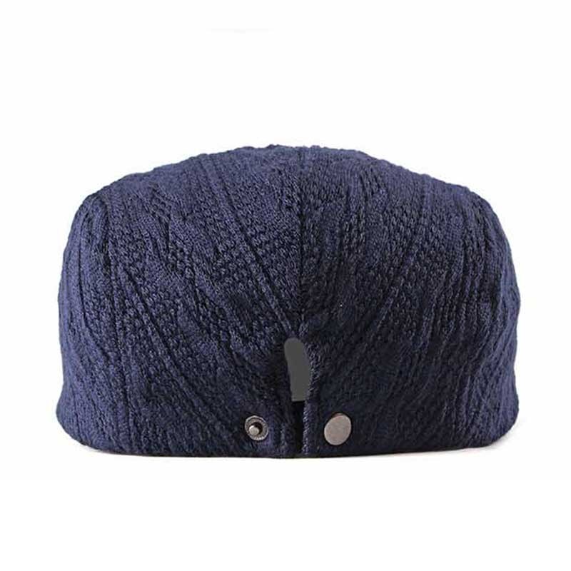 Fibonacci dames heren krantenjongensmuts breien nylon baret mutsen voor heren herfst winter platte petten