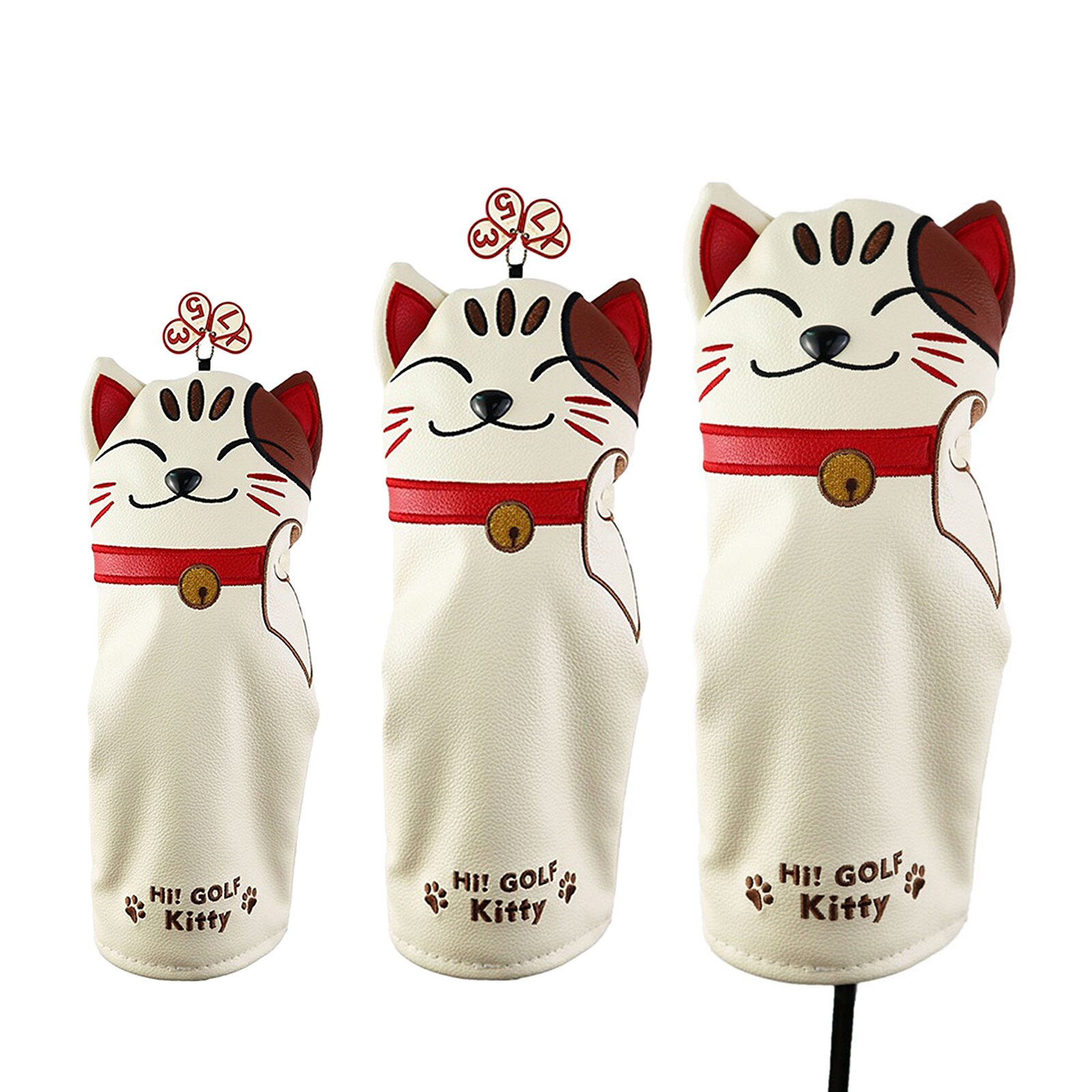 Golf Club Head Covers Golf Head Covers Woods for Driver Fairway Hybrid Wood Head Cover Headcover Golf Accessories