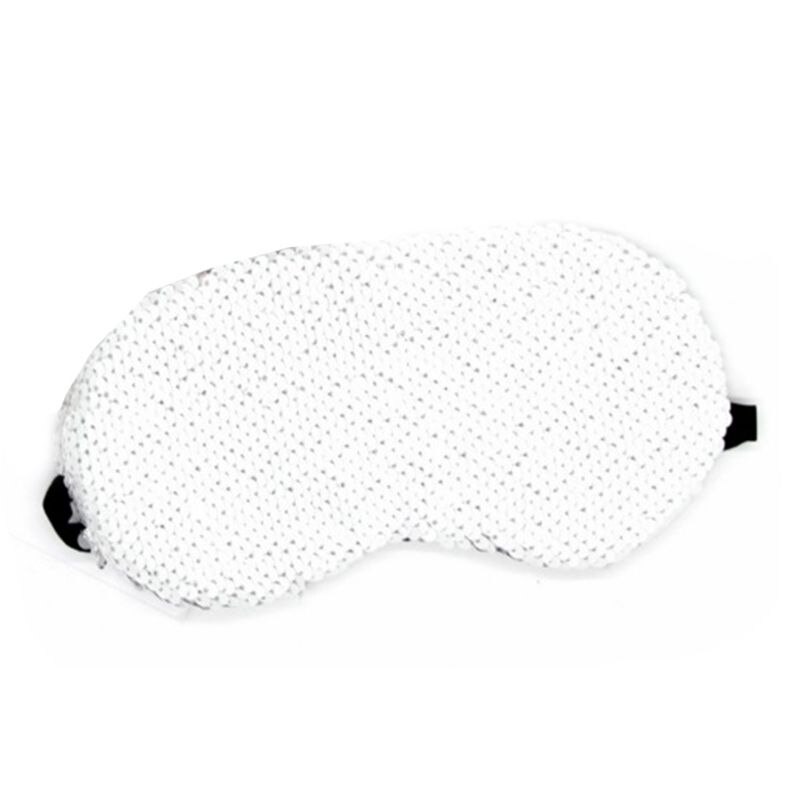 Las mujeres niñas escamas de pescado lentejuelas mágicas reversibles elástico mascarilla para dormir