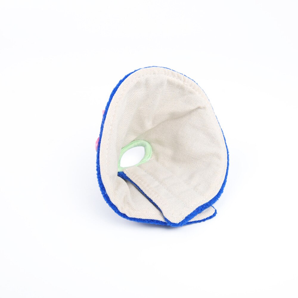 Babero isabelino circular para loro, capa para pájaros, protección contra mordeduras y pececillos, Collar, accesorios para pájaro del amor