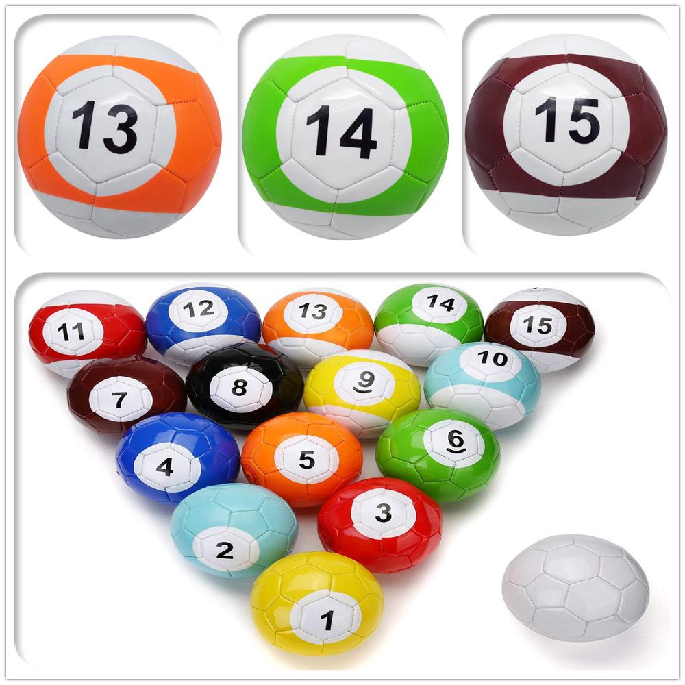 3# Gaint Snook Ball Snookball Snooker Billiards Soccer 8 Inch Game Huge Pool Football Include Air Pump Soccer Toy Poolball