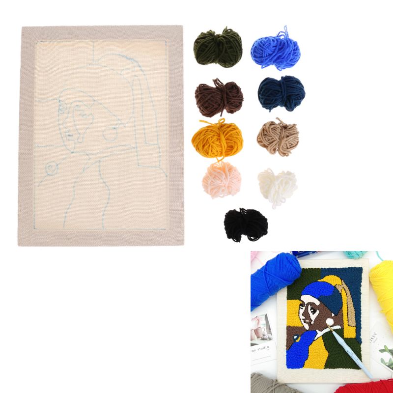 DIY Embroidery Handwork Needlework for Beginner Cross Stitch Kit Sewing Knitting: NO.2