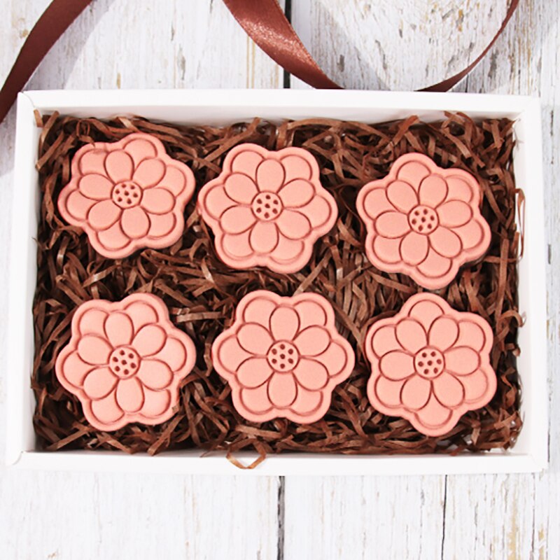 5 Style Flower Cookie Cutter Mold Floral Fondant Cookie Cutter Mold Cookie Decoration Tools Plastic Biscuit Baking Mold