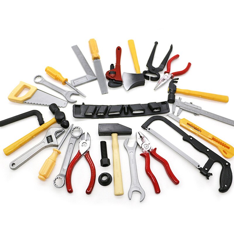 14Pcs/Set Garden Tool Toys For Children Repair Tools Pretend Play Environmental Plastic Engineering Maintenance Tool Toys