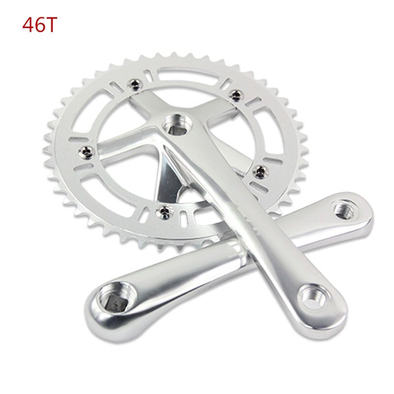 46t/48t/52t*170mm ultralichte aluminium crank racefiets retro kettingblad fiets crankstel & crank holle kettingwiel czy 005