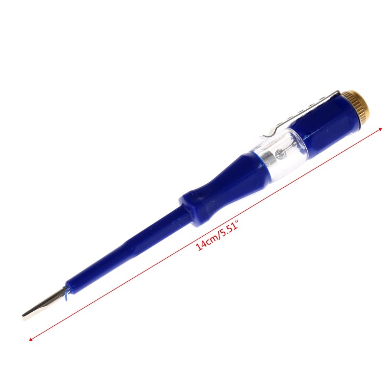 Colorful Test Pen Portable Flat Screwdriver Electric Tool Utility Light Device