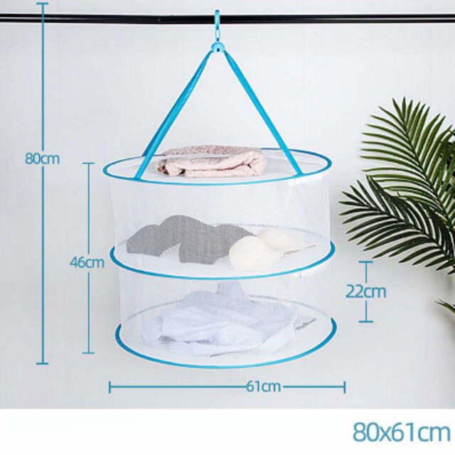 Typ haka kosz robić suszenia gospodarstwa domowego dwuwarstwowe skarpety suszenie netto ubrania płaskie netto kieszeń wieszak na ubrania składany 1 sztuka: J