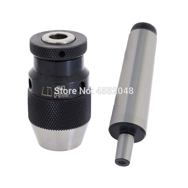 1set #2 drill chuck with thread M10 morse arbor MT2 B10 B12 B16 B18 Automatic Locking Chuck Self Tighten chuck