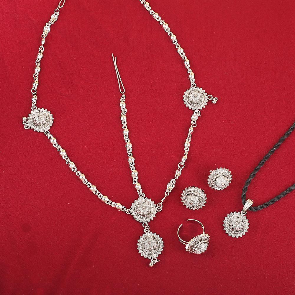 Ethiopian Jewelry 24k Gold Color For African Ethiopian Eritrean Habesha Jewelry Sets