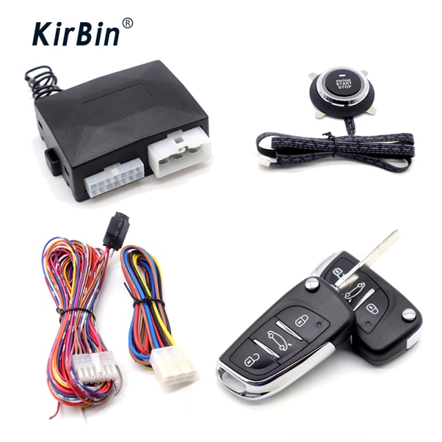kirbin 12V car alarm,ignition system,central locking car,starter for car,Start stop button,car intelligent system: DS