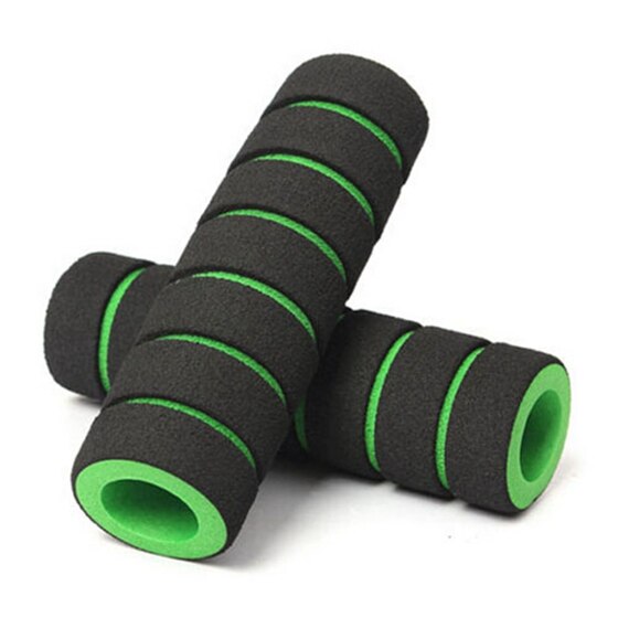 Double Lock on Locking Bmx Mtb Mountain Bike Cycle Bicycle Handle Bar Color:Green+Black