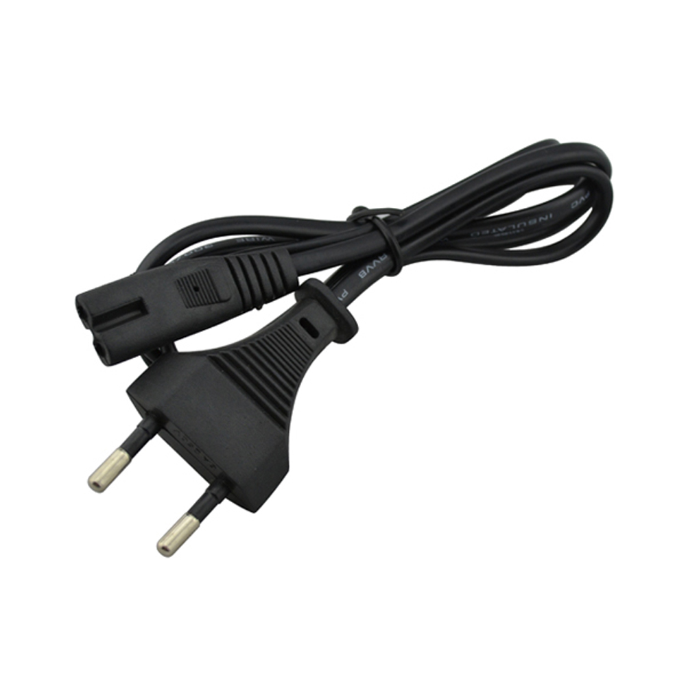 Cable de alimentación de 2 clavijas para PS2, PS3 slim, puerto europeo, para Sony Playstion 4, fuente de alimentación para xbox EU