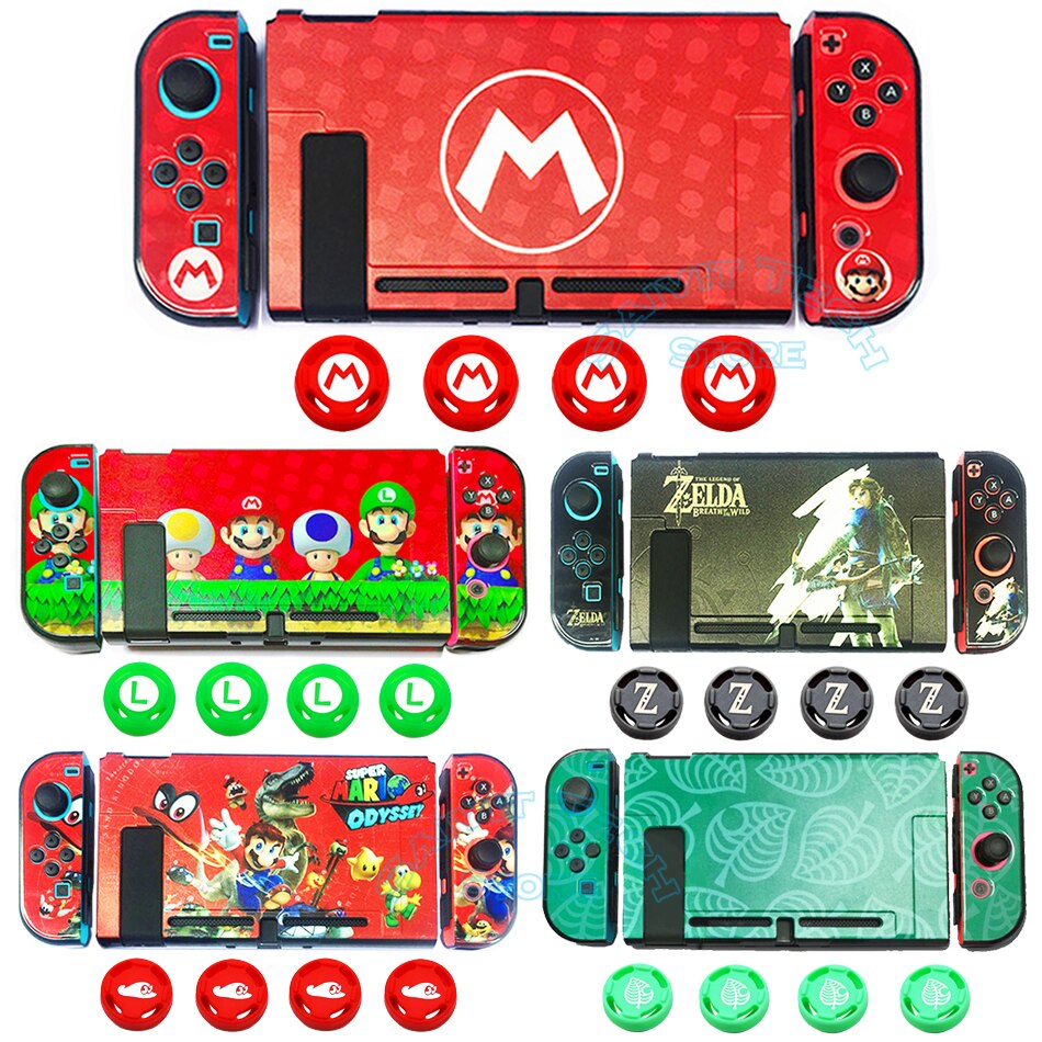 Funda protectora para consola Nintendo Switch y Joy-Con, carcasa rígida Con de temática NS, edición limitada