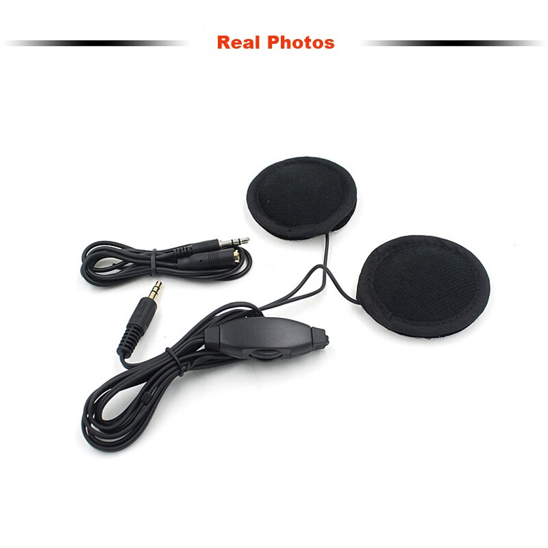 Motorcykel motorcykel hjälm headset högtalare 3.5mm jack hörlurar hörlurar högtalare för motorcykel hjälm interphone  mp3/ gps
