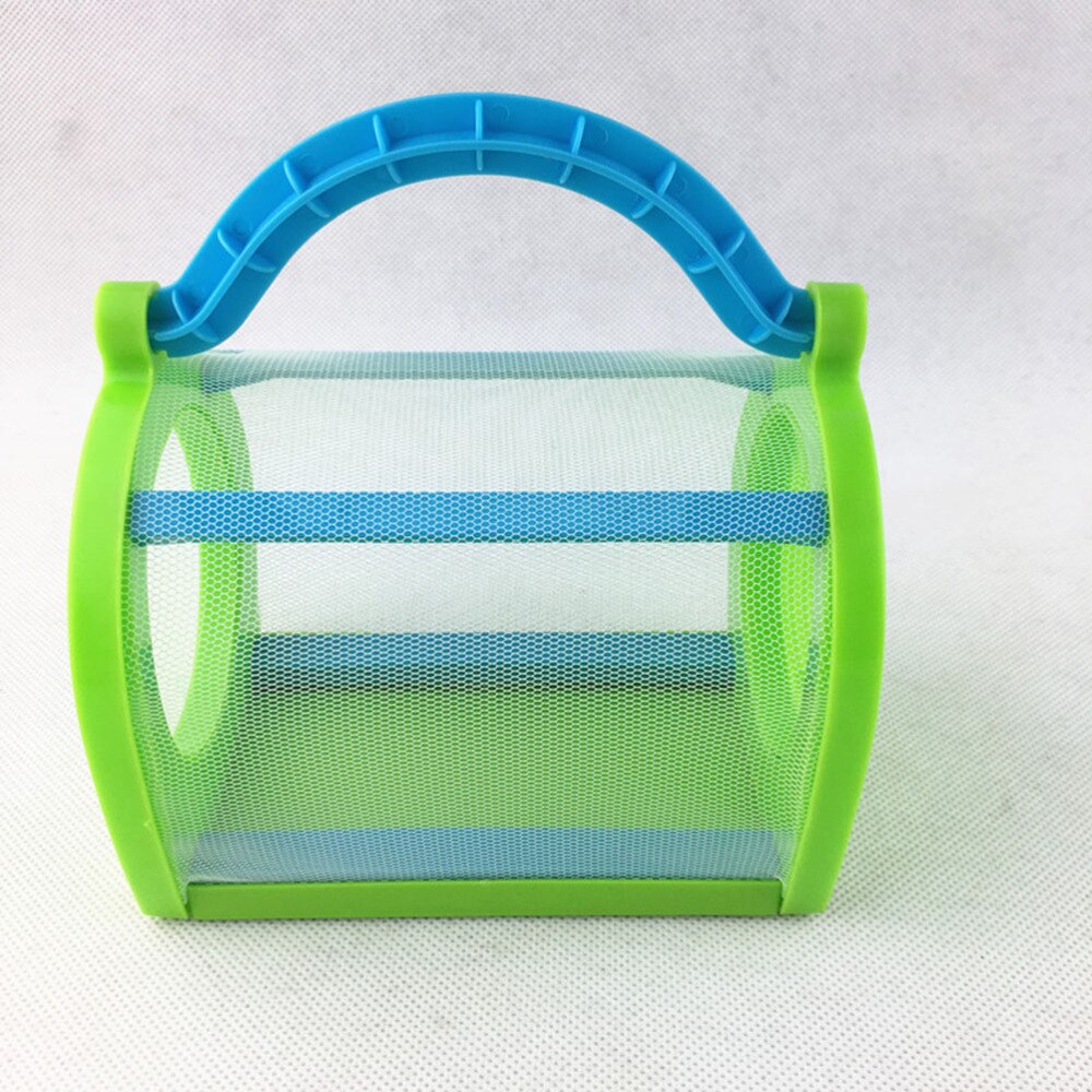 Insect Cage With Carrying Handle Portable Bug House Butterfly Dragonfly Cage Outdoor Nature Exploration Toys (Green)