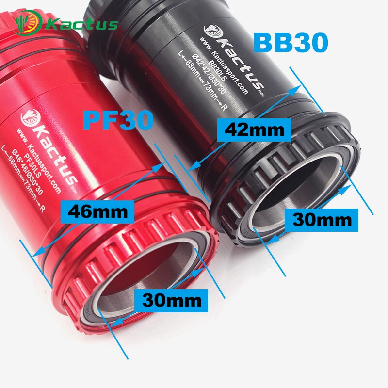 KACTUS TECH PRESS FIT BB30 PF30 PRESSFIT BIKE BOTTOM BRACKET 30MM ROAD MTB CERAMIC BEARING 68MM 73MM CRANKSET BB BICYCLE PARTS