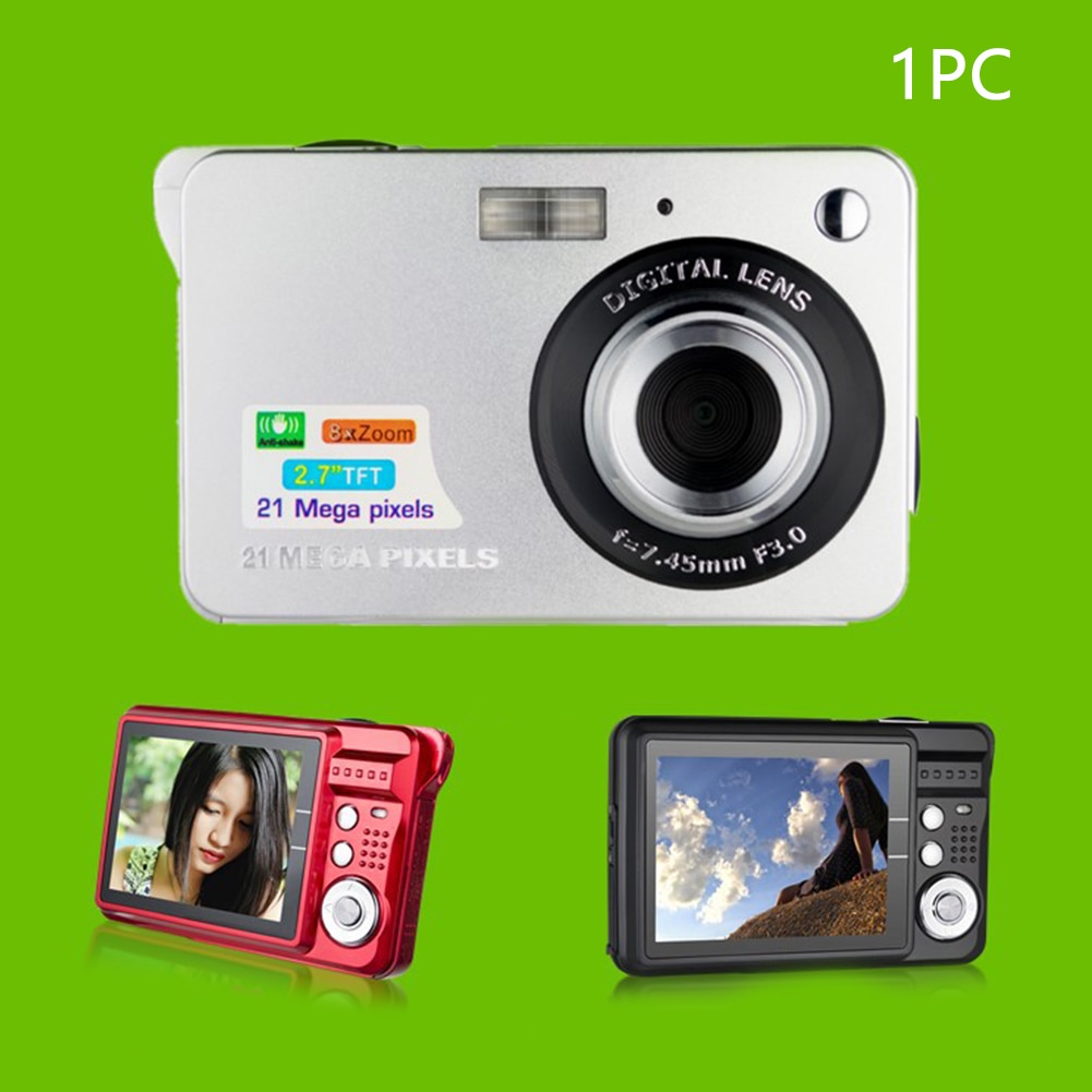 2100MP LCD Anzeige draussen 8X Zoomen Video Aufnahme USB Aufladbare HD Mini Digital Kamera freundlicher Erwachsene Reise Fotografie