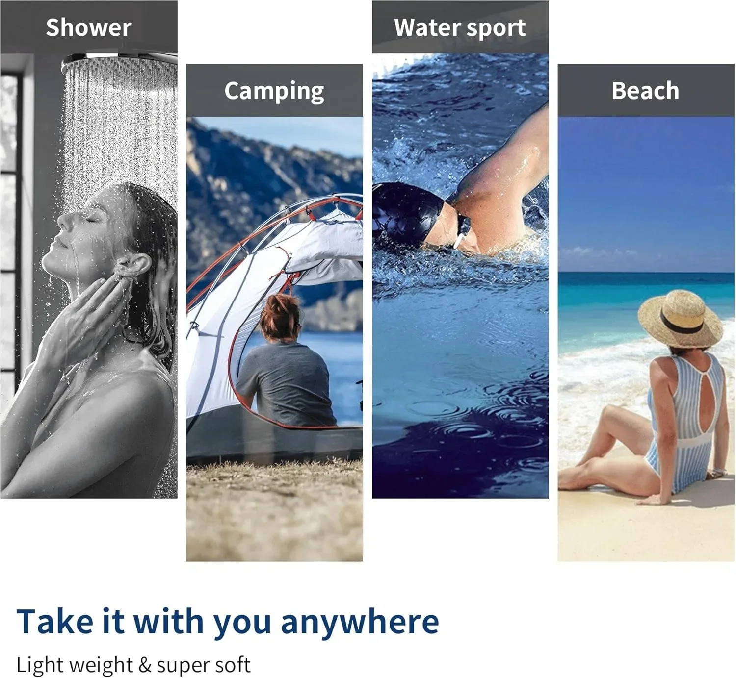 1pc strandhanddoeken met octopuspatroon, ideaal voor familie, vrienden, sneldrogend, zandvrij, voor bad, yoga, toerisme, strand, kamperen en zwemmen.