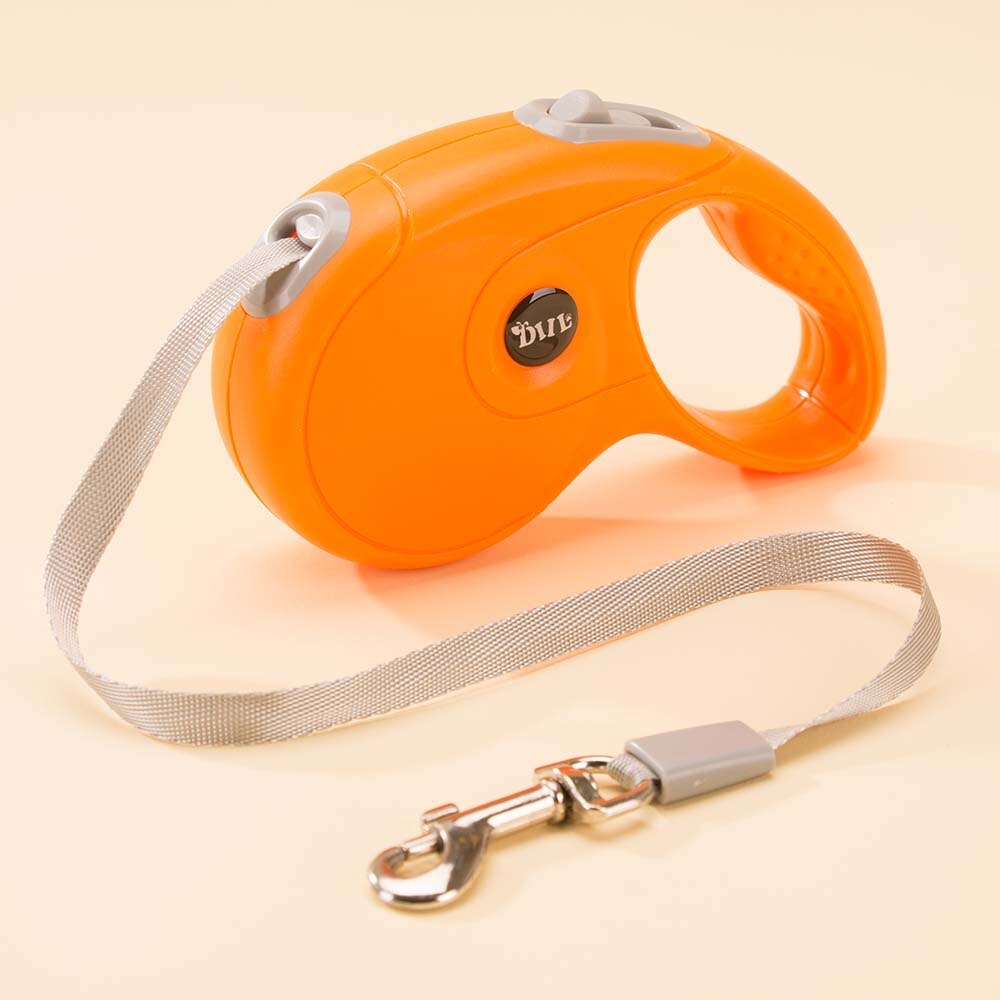 3M 5M 40KG Dogs Retractable Dog Leash Flexible Automatic Extending Walking Lead Rope Traction for Small Medium Dog 10 Colors: Orange 2 / M (5M 40KG Dog)