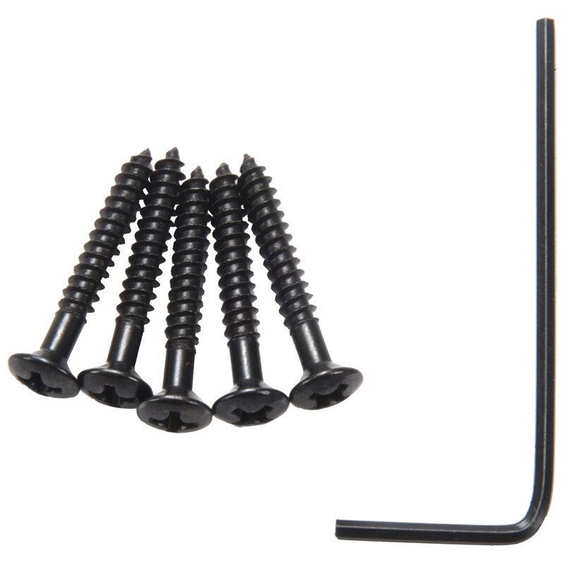 Hardtail Guitar Bridge Body Through for 6 String Electric Parts