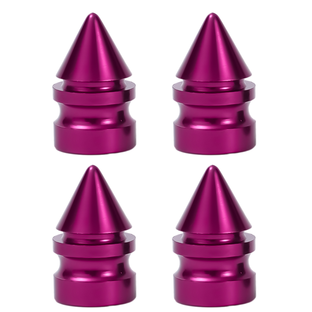 Car Tire Valve Caps Aluminum Alloy Tapered Dust Proof Covers for Auto Motorcycles Bike Tyre Valve Cap Accessories: Navy Blue