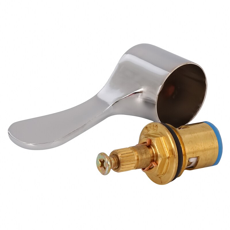 1/4 Turn Gebruik Basin Sink Tap Reviver Kraan Handvat Vervanging Hendel Hoofden Conversie Kit Voor Keukenkraan Vervangen Accessoires