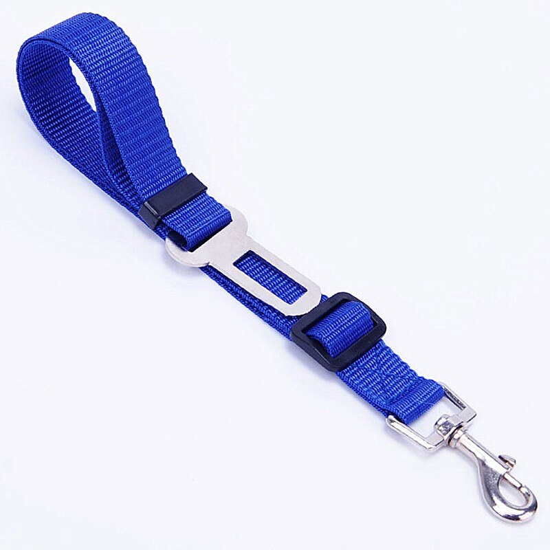 Nieuw Voertuig Auto Veiligheidsgordel Lead Clip Pet Kat Hond Veiligheid Dierbenodigdheden Hond Kraag Pet Veiligheidsgordel Intrekbare Hond leash: 1PC Blue