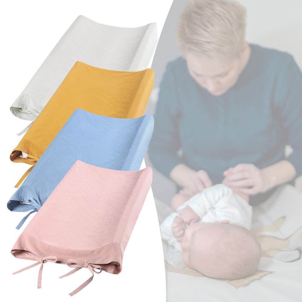 Klassieke Baby Luierbak Cover Puur Katoen Zachte Luier Veranderen Tafel Vel Verwijderbare Pad Cover Fit Veranderende Pads