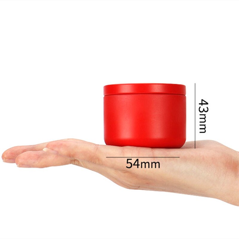Trumpet Black Tea Small Tea Cans Tin Box Portable Flower Tea Packaging Sealed Cans Metal Mini Tea Can Travel Cookie Jar