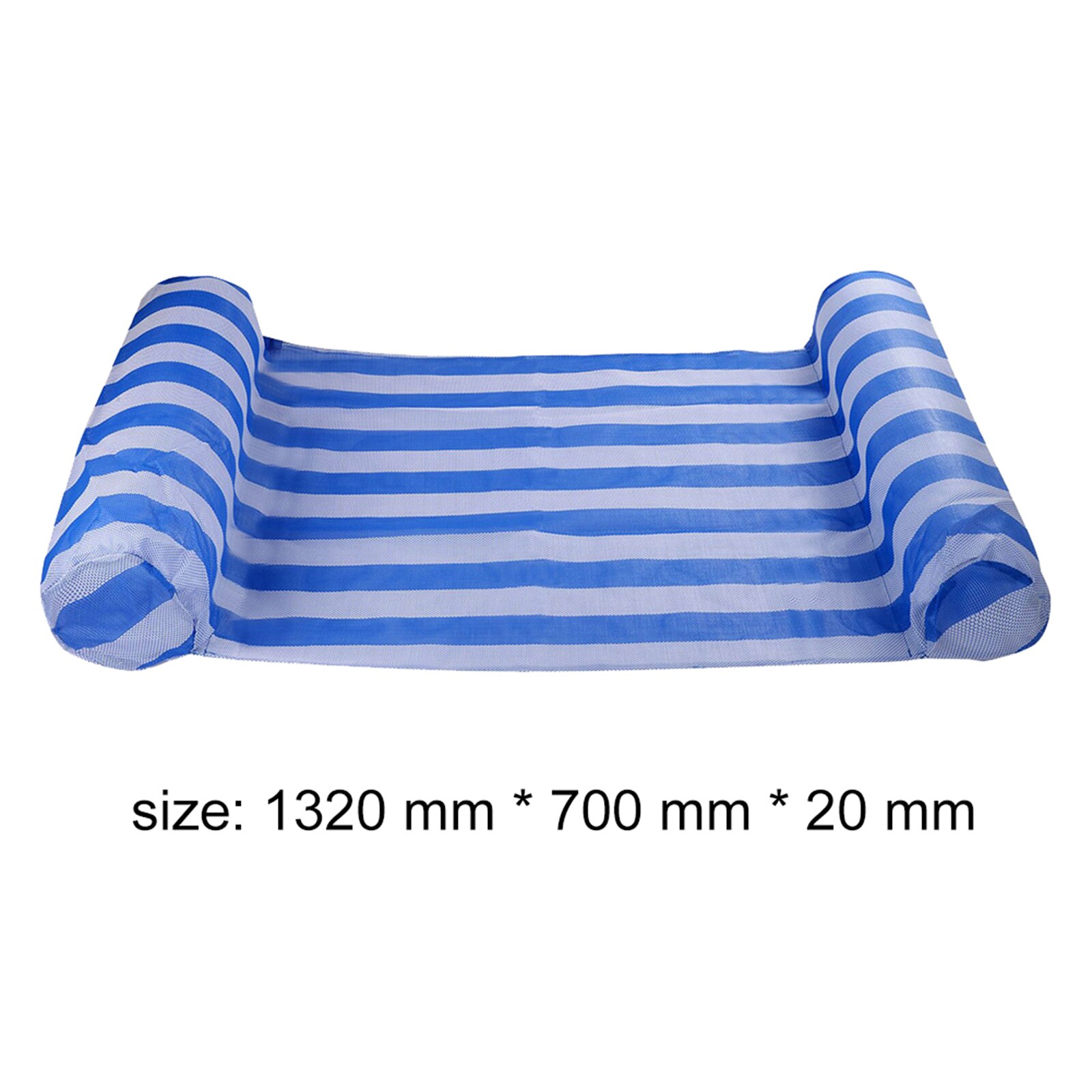 Foldable Inflatable Floating Summer Water Hammock Swimming Pool Beach Lounger Inflatable Mat Toys Floating Sleeping Cushion: b