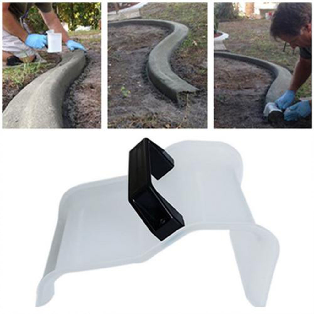 Concrete Trowel Household Concrete Trowel with Plastic Handle for Garden Yard Curb Tool Skimming Tile Flooring Grout Plastering