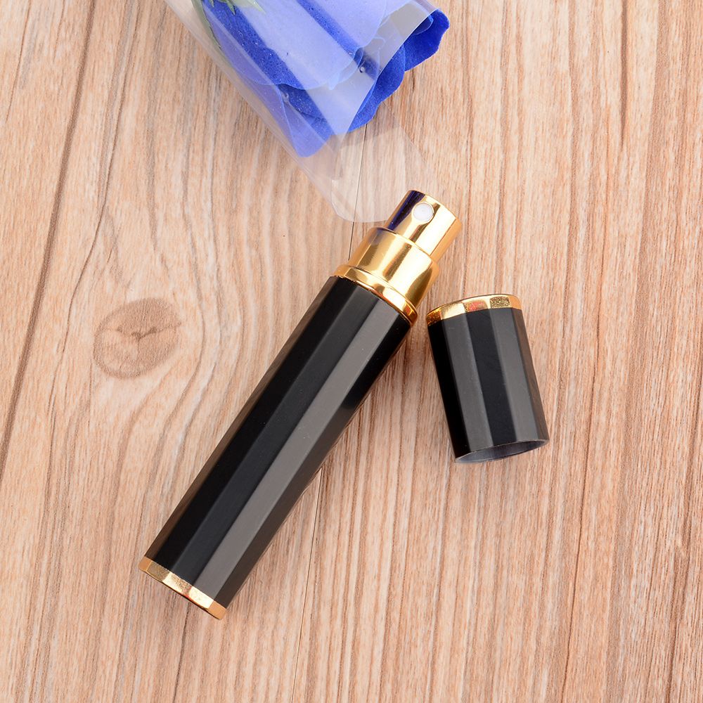 Neue 8 ml Polygon Aluminium Nachfüllbar Parfüm sprühen Leere Kosmetische Behälter für Frau Mädchen Verpackung Veranstalter Reisen Zubehör