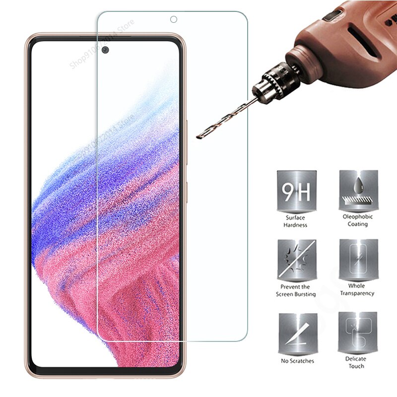 4PCS Tempered Glass For Samsung Galaxy A52S Glass Transparent HD For Samsung A53 A50S A10S A33 A73 M11 M53 A13 Screen Protector