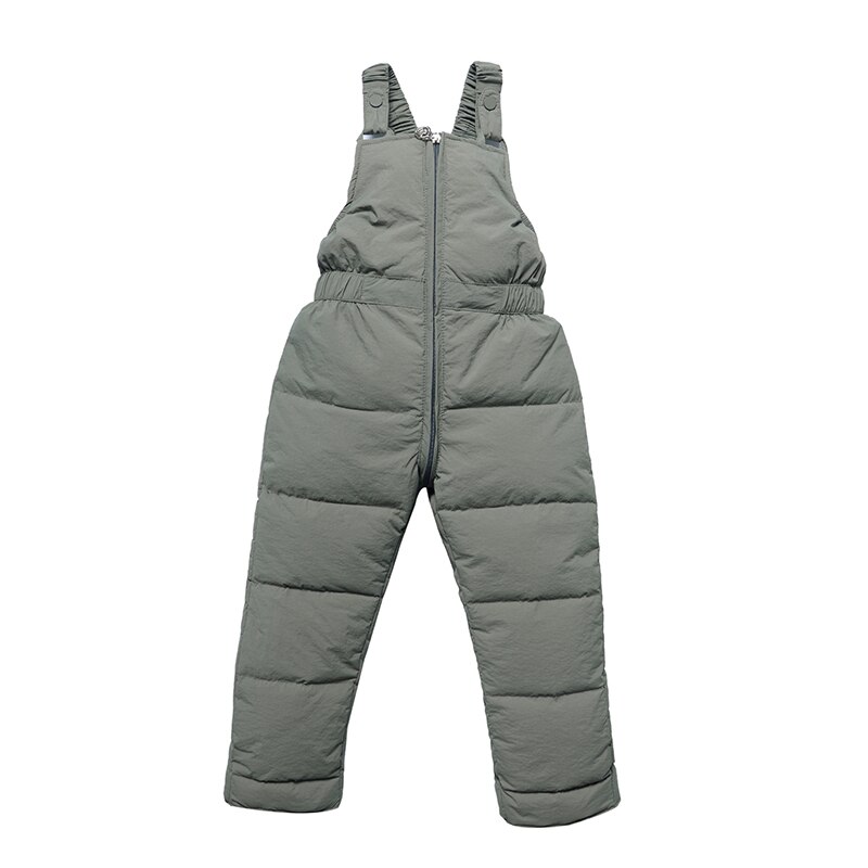 Kinderen Winter Warm Overalls Meisjes & Jongens Winter Dikke Broek Katoen Vulling Kids Overalls Voor Meisjes 1-5 Jaar kinderen Jumpsuit: green / 12M-NO80